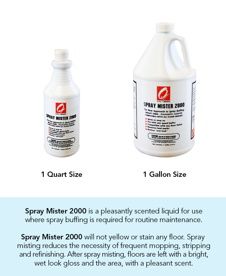 quart size, gallon size, spray mister 2000.